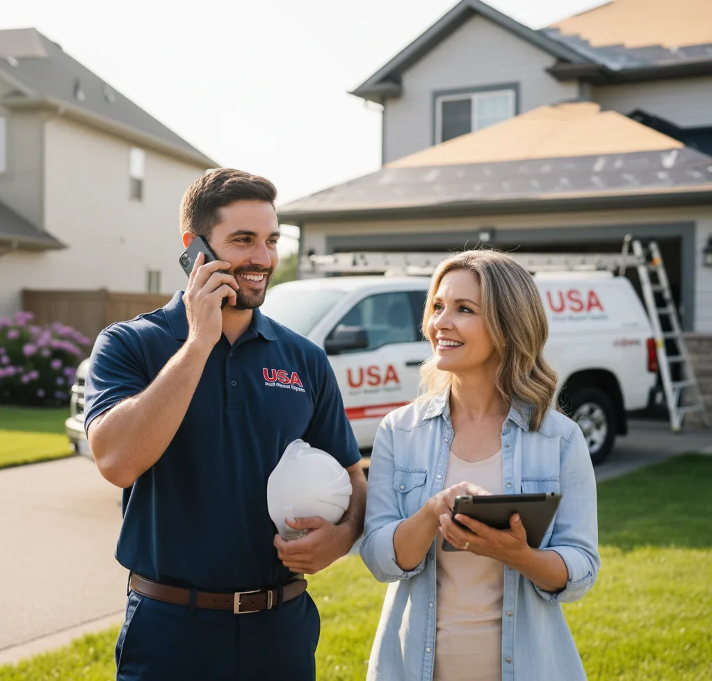 USA Roof Repair Experts customer support in Chanhassen
